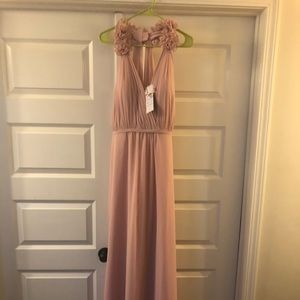 Blush Bari Jay Bridesmaid Dress. NWT